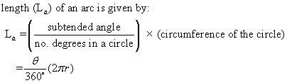 length of an arc